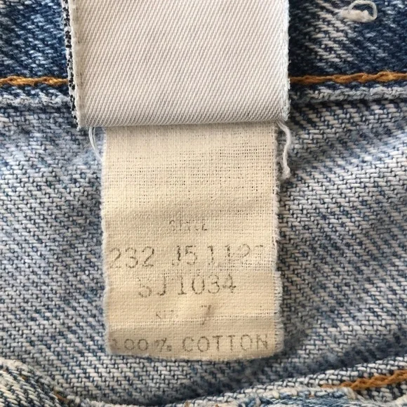 Vintage Sasson High Rise Well Worn Distressed Acid Wash Jeans Size 7 USA Made - Picture 10 of 14